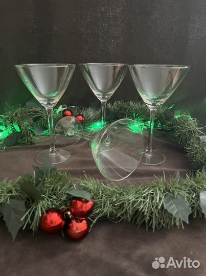 Стаканы, Бокалы для мартини, коктейля. Набор