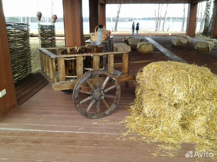 Аренда старинной русской телеги (повозки) №1