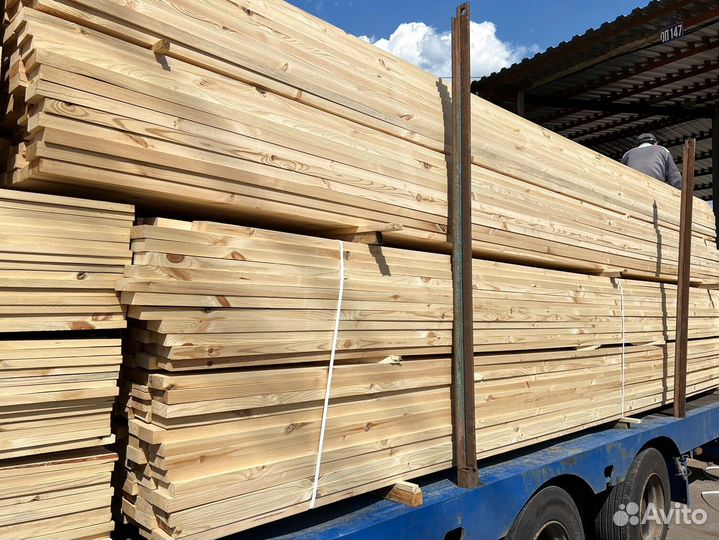 Доска обрезная 50х200х6000мм 1 сорт ГОСТ