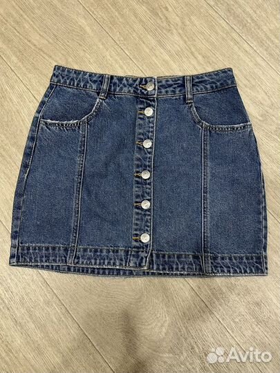 Юбки джинсовые Pull&Bear; Bershka
