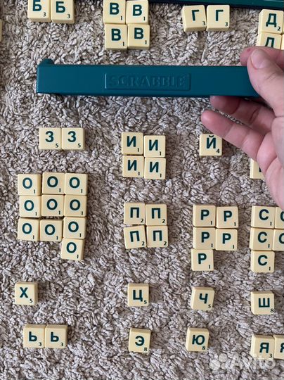 Игра настольная скрабл scrabble бу