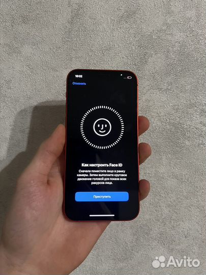 iPhone 12 128гб (акб 84%, отличный, sim)