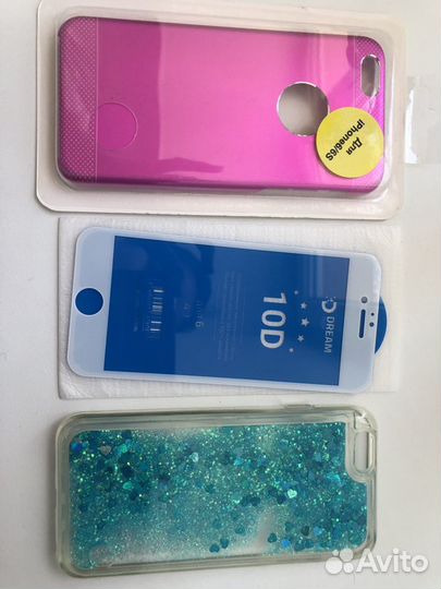 Чехол на iPhone 6 и стекло новое