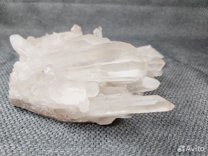 Горный хрусталь (кварц), друза, Перекатное, Якутия