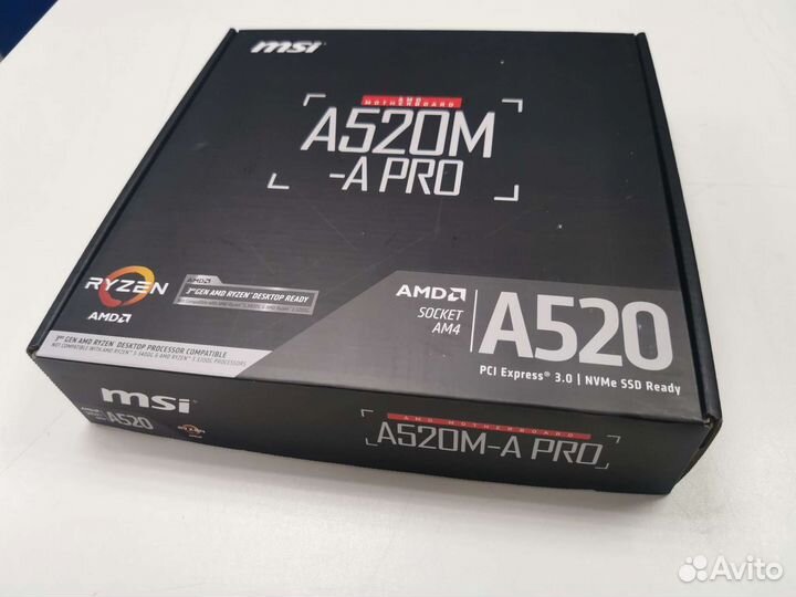 MSI A520M-A PRO AM4 новая
