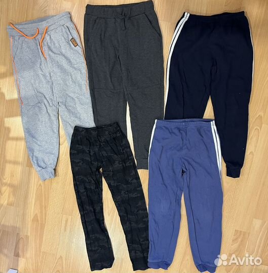 Большое пакет фирменных вещей для мальчика 122-128