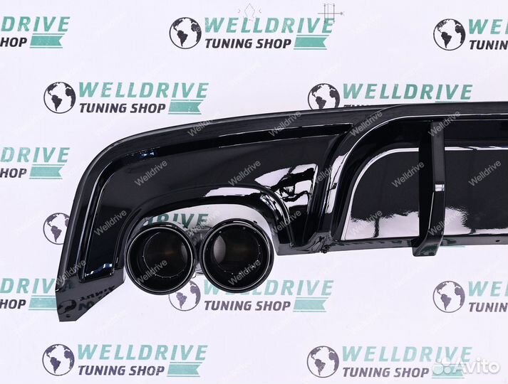 Диффузор BMW 1 E82 E88 lci M-Performance насадки