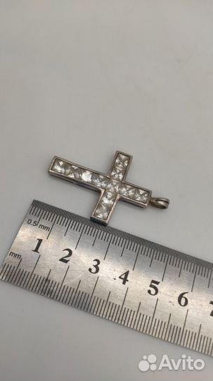 Подвес серебро 925 проба вставка фианиты №10 986