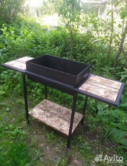 Мангал в стиле лофт