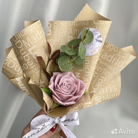 Букет цветов из мыла ручной работы