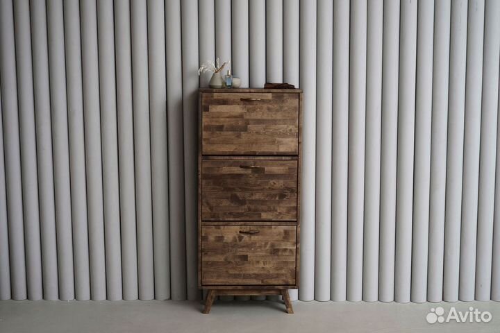 Обувница из массива дерева City в прихожую