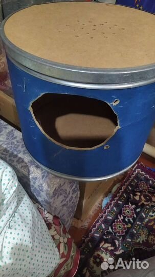 Барабан, дом для кошек