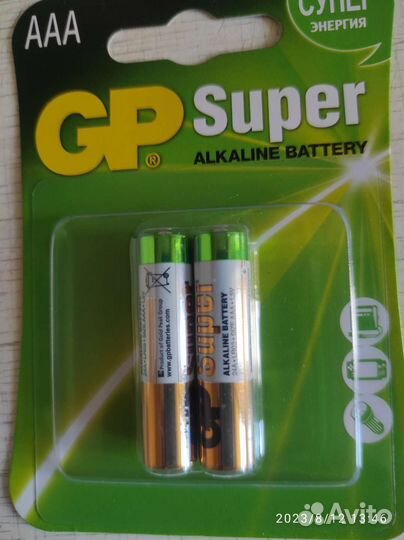 Алкалиновая батарейка GP