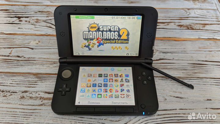 Nintendo 3ds xl 32 gb blue