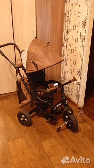 Велосипед с родительской ручкой