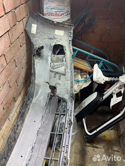 Бампер передний на volkswagen tiguan 1