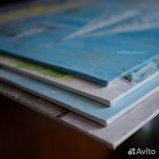 Картина акрилом на холсте 