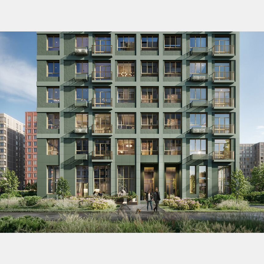 1-к. квартира, 42 м², 1/12 эт.