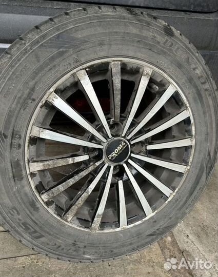 Резина Dunlop DS3 195/65 R15 на литых дисках