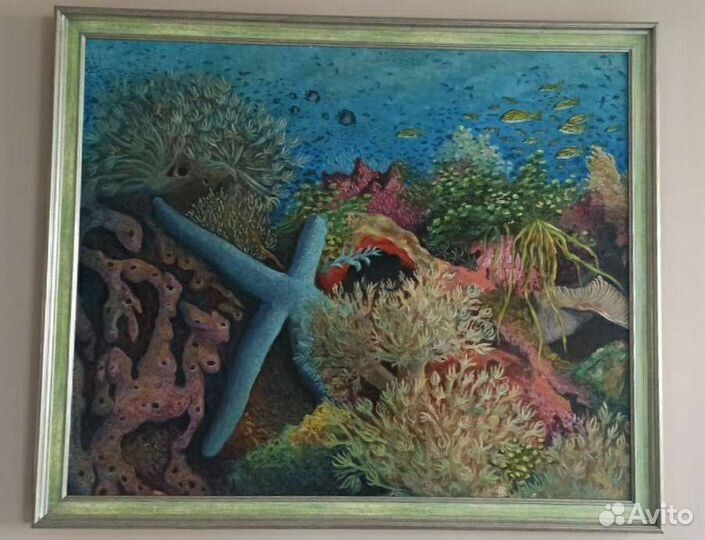 Картина акрилом на холсте