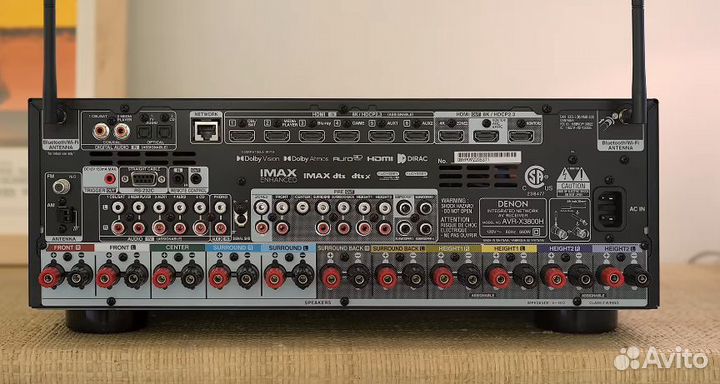 AV ресивер Denon AVR-X3800H black