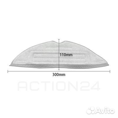 Сменная фибра для Roborock S7, T7S, G10 (2 шт) тря