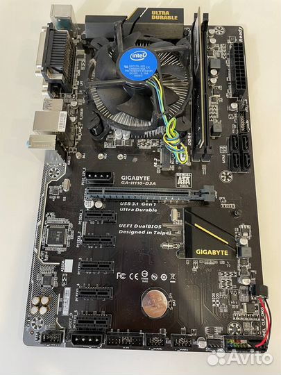 Материнская плата Gigabyte GA-H110-D3A комплект
