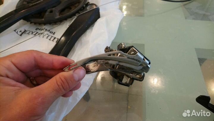 Манетка shimano 3 скорости перед