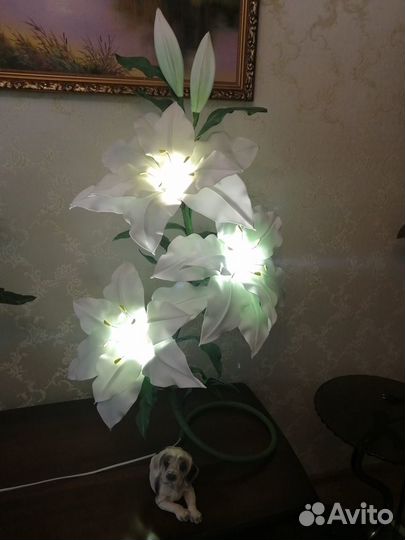 Светильник - Лилия (из изолона)