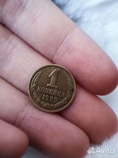 Монета СССР 1 копейка