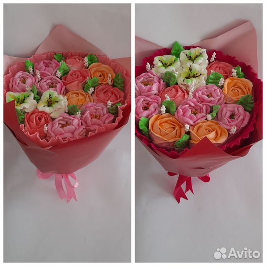 Букеты из зефира