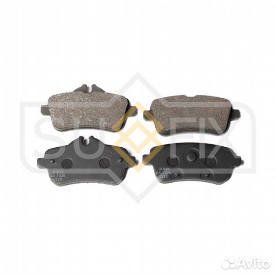 Колодки тормозные задние mercedes-benz A-class