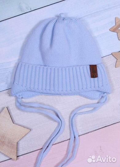 Шапка на осень для новорожденного 40-42