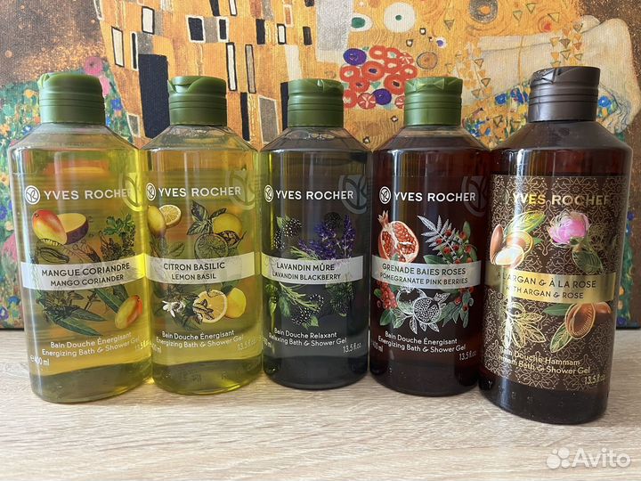 Гели для душа и жидкое мыло Ив роше