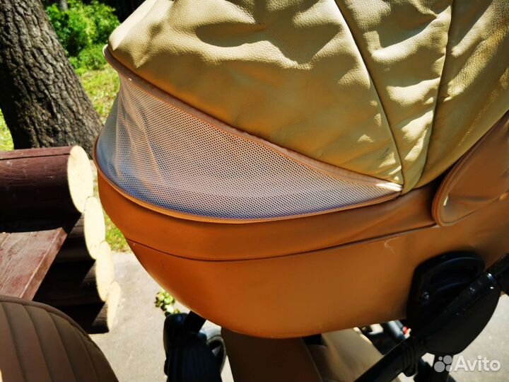 Коляска 2 в 1 adamex luciano экокожа