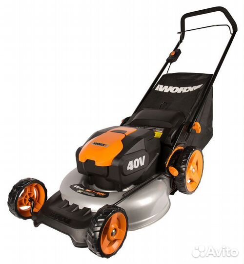 Газонокосилка аккумуляторная worx WG751E