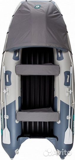 Надувная лодка gladiator E350PRO светло/темно-серы