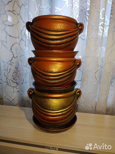 Керамические горшки