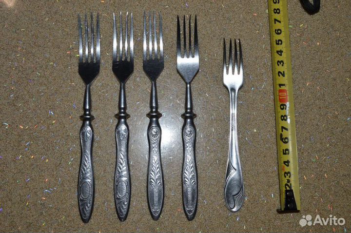 Ложки, вилки, посуда СССР