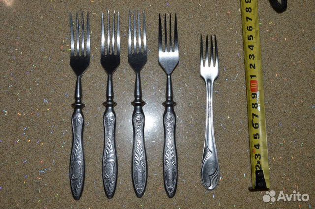 Ложки, вилки, посуда СССР