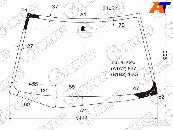 Стекло лобовое mitsubishi lancer cedia