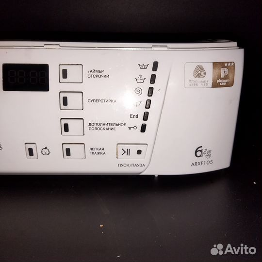 Панель индикации стиральной машины Ariston