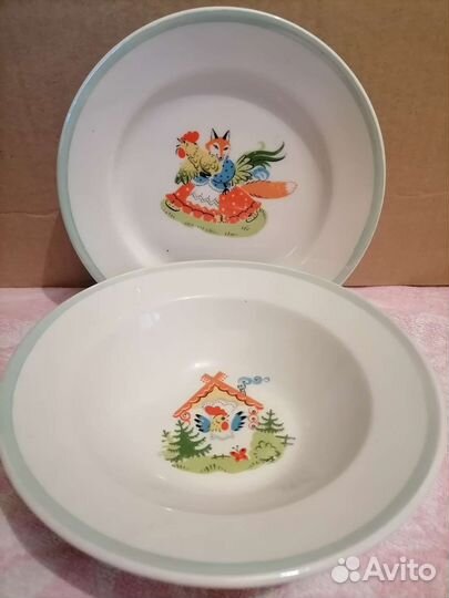 Набор детской фарфоровой посуды