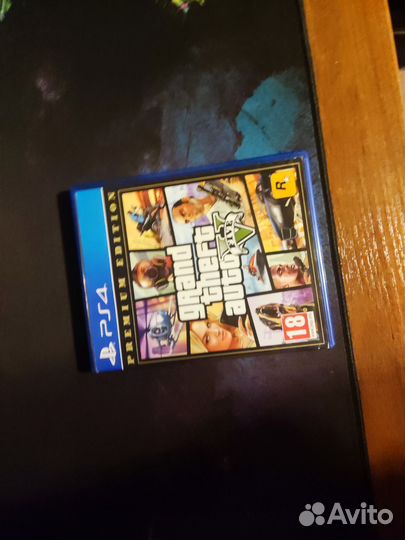 Диск GTA5 premium edition PS