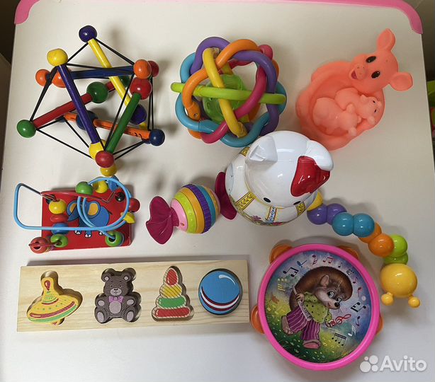Развивающие игрушки от 6 месяцев до 2 лет