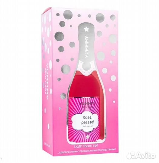 Подарочный набор Пена для ванной Розе плиз 650 мл