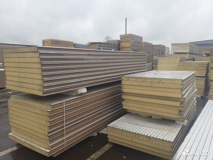 Сэндвич панели бу 30000 м2 в наличии