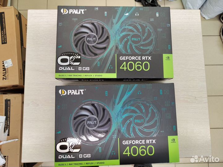 Видеокарта Palit GeForce RTX 4060 dual OC 8GB