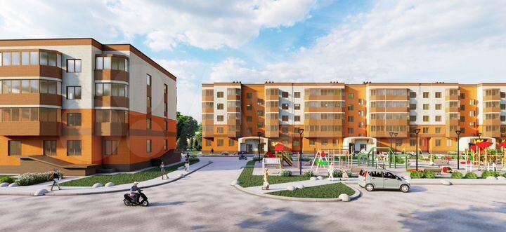 1-к. квартира, 40 м², 4/5 эт.