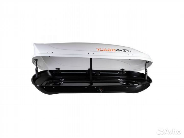 Бокс на крышу Yuago Аватар матовый 186х86х46
